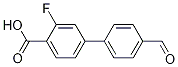 3-Fluoro-4-formyl-[1,1-biphenyl]-4-carboxylicacid Structure,1261970-90-4Structure