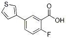 2-氟-5-(噻吩-3-基)苯甲酸结构式_1261993-00-3结构式