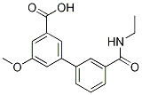 3-(Ethylcarbamoyl)-5-methoxy-[1,1-biphenyl]-3-carboxylicacid Structure,1261994-07-3Structure