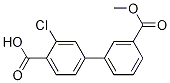 3-Chloro-3-(methoxycarbonyl)-[1,1-biphenyl]-4-carboxylicacid Structure,1262004-76-1Structure