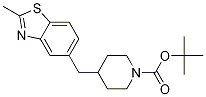 Tert-butyl 4-((2-methylbenzo[d]thiazol-5-yl)methyl)piperidine-1-carboxylate Structure,1263279-32-8Structure