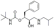 (2S,3r)-3-hydroxy-4-(isobutylamino)-1-phenylbutan-2-yl tert-butylcarbamate Structure,1263280-57-4Structure