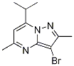 3-Bromo-7-isopropyl-2,5-dimethylpyrazolo[1,5-a]pyrimidine Structure,1263282-81-0Structure