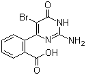 2-(2-氨基-5-溴-6-羟基-嘧啶-4-基)-苯甲酸结构式_1263283-37-9结构式