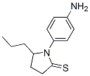 1-(4-氨基苯基)-5-丙基-2-吡咯烷硫酮结构式_126356-18-1结构式