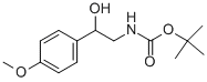 [2-Hydroxy-2-(4-methoxy-phenyl)-ethyl]-carbamicacidtert-butylester Structure,126395-30-0Structure