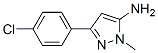 5-Amino-3-(4-chlorophenyl)-1-methyl-1H-pyrazole Structure,126417-82-1Structure