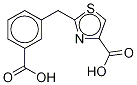 2-[(3-Carboxyphenyl)methyl]-4-thiazolecarboxylic acid Structure,1266962-86-0Structure