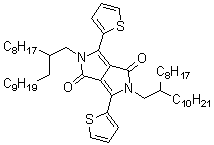 2,5-双(2-辛基十二基)-3,6-二(噻吩-2-基)吡咯并[3,4-c]吡咯-1,4(2H,5H)-二酮结构式_1267540-02-2结构式