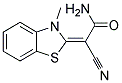 (9ci)-2-氰基-2-(3-甲基-2(3h)-苯并噻唑)-乙酰胺结构式_126772-94-9结构式