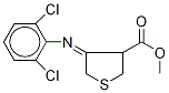 4-[(2,6-Dichlorophenyl)imino]tetrahydro-3-thiophenecarboxylic acid methyl ester Structure,126856-32-4Structure