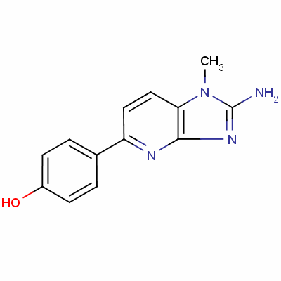 4-(2-氨基-1-甲基-4H-咪唑并[5,4-e]吡啶-5-亚基)环己-2,5-二烯-1-酮结构式_126861-72-1结构式