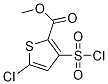 5-Chloro-3-(chlorosulfonyl)-2-thiophenecarboxylic acid methyl ester Structure,126910-68-7Structure