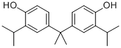 4-[2-(4-Hydroxy-3-propan-2-ylphenyl)propan-2-yl]-2-propan-2-ylphenol Structure,127-54-8Structure