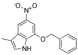 7-Benzyloxy-3-methyl-5-nitroindole Structure,127028-21-1Structure