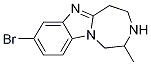 8-Bromo-2-methyl-2,3,4,5-tetrahydro-1h-benzo[4,5]imidazo[1,2-d][1,4]diazepine Structure,1272321-97-7Structure