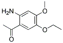 (9ci)-1-(2-氨基-5-乙氧基-4-甲氧基苯基)-乙酮结构式_127285-49-8结构式