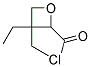 2-Oxetanecarbonyl chloride, 3,3-diethyl-(9ci) Structure,127565-53-1Structure