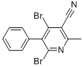 3-Cyano-4,6-dibromo-2-methyl-5-phenylpyridine Structure,127581-39-9Structure