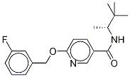 (R)-6-(3-氟-苄氧基)-n-(1,2,2-三甲基-丙基)-烟酰胺结构式_1276013-77-4结构式