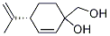 (4R)-1-羟基-4-(1-甲基乙烯)-2-环己烯-1-甲醇结构式_1276016-63-7结构式
