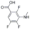 (9ci)-2,4,5-三氟-3-(甲基氨基)-苯甲酸结构式_127660-43-9结构式