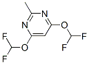 (9CI)-4,6-双(二氟甲氧基)-2-甲基嘧啶结构式_127697-73-8结构式