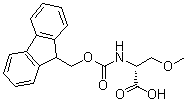 Fmoc-d-ser(me)-oh Structure,1279032-69-7Structure