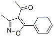 Ethanone, 1-(3-methyl-5-phenyl-4-isoxazolyl)-(9ci) Structure,127916-08-9Structure