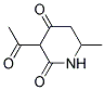 2,4-Piperidinedione, 3-acetyl-6-methyl-(9ci) Structure,127952-78-7Structure