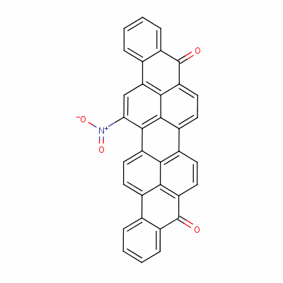 16-硝基蒽[9,1,2-cde]苯并[rst]戊芬-5,10-二酮结构式_128-60-9结构式