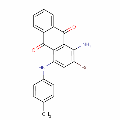 9,10-Anthracenedione,1-amino-2-bromo-4-[(4-methylphenyl)amino]- Structure,128-83-6Structure