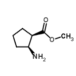 Cis-2-aminocyclopentanecarboxylic acid methyl ester Structure,128001-37-6Structure