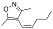 Isoxazole, 3,5-dimethyl-4-(1-pentenyl)-, (z)-(9ci) Structure,128035-79-0Structure