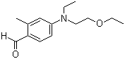 N-乙基-N-乙氧基乙基-4-氨基-2-甲基苯甲醛结构式_128237-47-8结构式