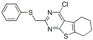 4-Chloro-2-[(phenylthio)methyl]-5,6,7,8-tetrahydro[1]benzothieno[2,3-d]pyrimidine Structure,128277-14-5Structure