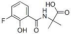 Alanine, n-(3-fluoro-2-hydroxybenzoyl)-2-methyl- Structure,128396-75-8Structure