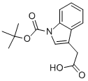 1-Boc-3-carboxymethylindole/2-(1-(tert-butoxycarbonyl)-1h-indol-3-yl)acetic acid Structure,128550-08-3Structure