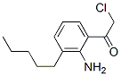 Ethanone, 1-(2-amino-3-pentylphenyl)-2-chloro- Structure,128600-55-5Structure