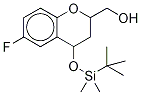 4-Tert-butyldimethylsilyloxy-6-fluoro-2-hydroxymethyl-3,4-dihydro-2h-1-benzopyran Structure,1286156-10-2Structure