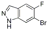 6-Bromo-5-fluoro-1h-indazole Structure,1286734-85-7Structure