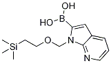 1-((2-(Trimethylsilyl)ethoxy)methyl)-1h-pyrrolo[2,3-b]pyridin-2-ylboronic acid Structure,1286776-82-6Structure