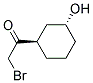 Ethanone, 2-bromo-1-(3-hydroxycyclohexyl)-, trans-(9ci) Structure,128883-06-7Structure