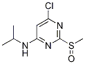 (6-氯-2-m乙烷亚磺酰基-嘧啶-4-基)-异丙基-胺结构式_1289386-63-5结构式