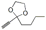 1,3-Dioxolane, 2-butyl-2-ethynyl- Structure,128957-79-9Structure