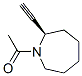 1H-azepine, 1-acetyl-2-ethynylhexahydro-, (r)- (9ci) Structure,128960-05-4Structure