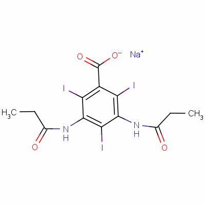 Sodium diprotrizoate Structure,129-57-7Structure