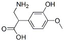 3-(3-Hydroxy-4-methoxyphenyl)-dl-beta-alanine Structure,129042-81-5Structure