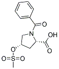 Cis-1-benzoyl-4-mesyloxy-l-proline Structure,129155-63-1Structure