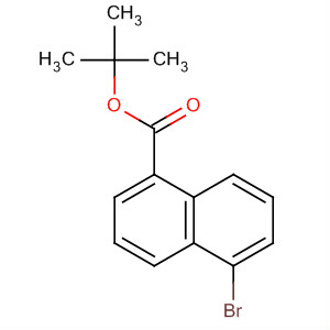 T-butyl 5-bromo-1-naphthoate Structure,129158-96-9Structure